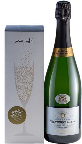 Starterkit Champagner Réserve Delavenne mit Zyysh Verschluss